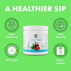 Yes You Can Aloe Vera Powder Drink Mix scoop enables easy measurement