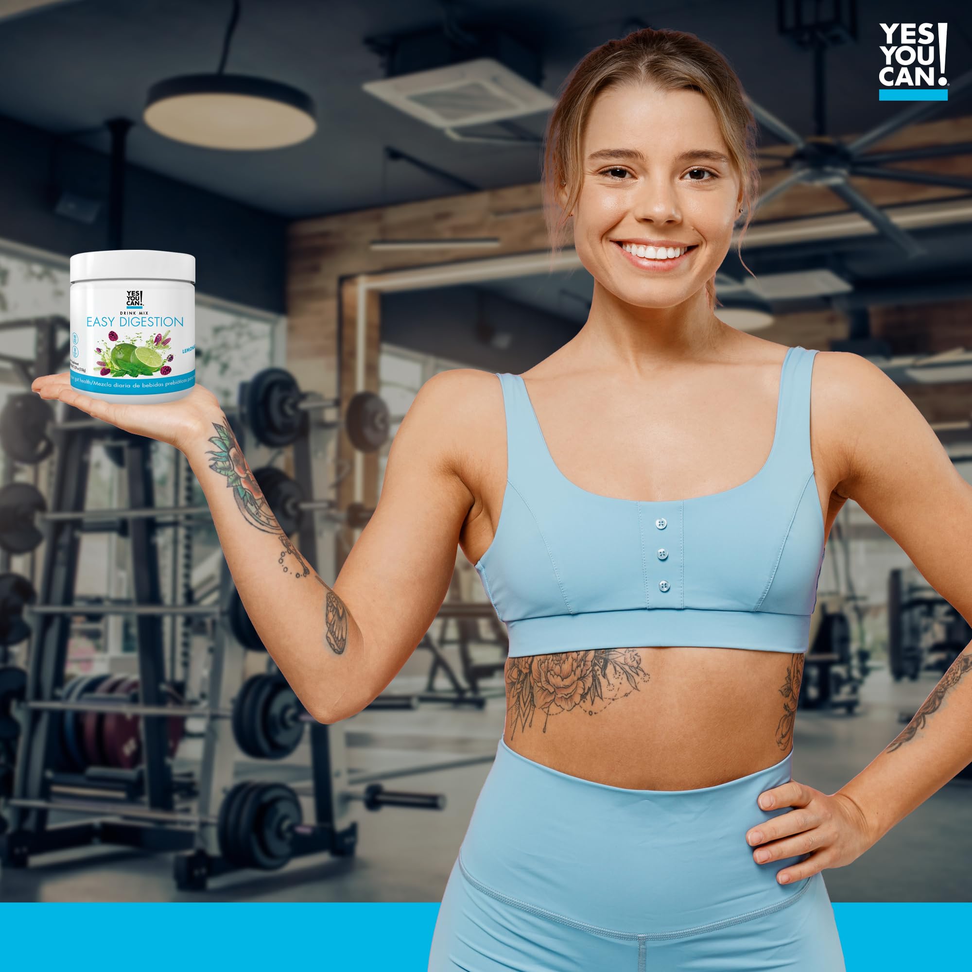 Yes You Can! Organic greens support natural energy and digestion.