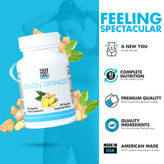 Yes You Can! Colon Optimizer capsules for easy daily probiotic use.