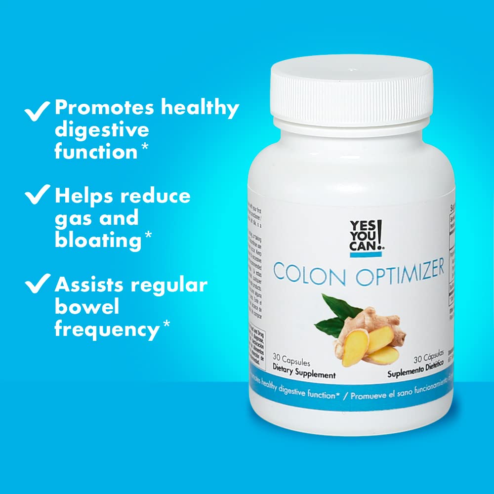 Yes You Can! Colon Optimizer daily-use packaging promotes consistent routines.