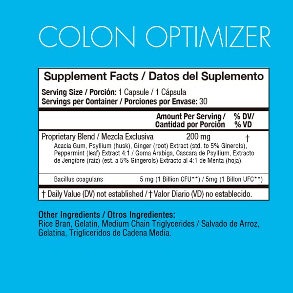 Yes You Can! Colon Optimizer USA-made stamp on product packaging.