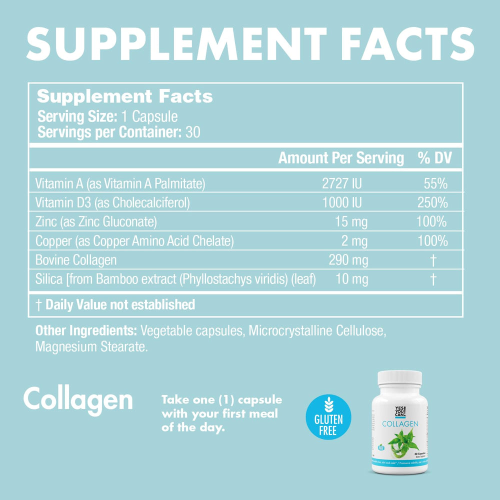 Yes You Can! probiotic colon optimizer capsules for a daily routine.