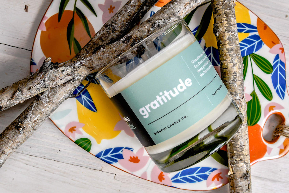 Yes You Candle relaxing desk ambiance with warm glow.
