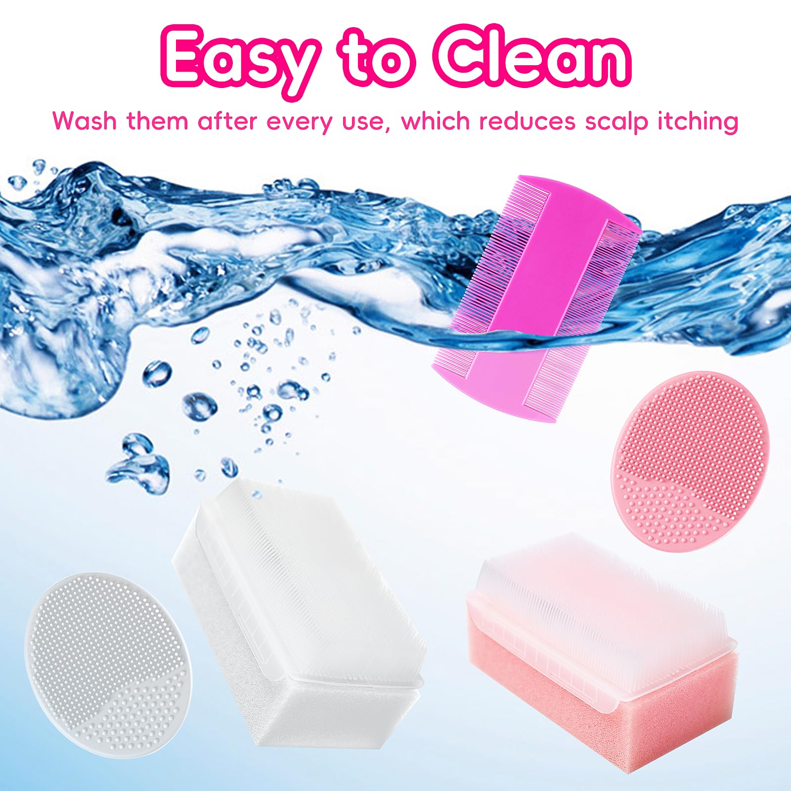 YESYBC fine-tooth comb for snag-free detangling of baby hair
