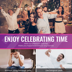 YETAIM energy boost patches on the arm for focused social moments.