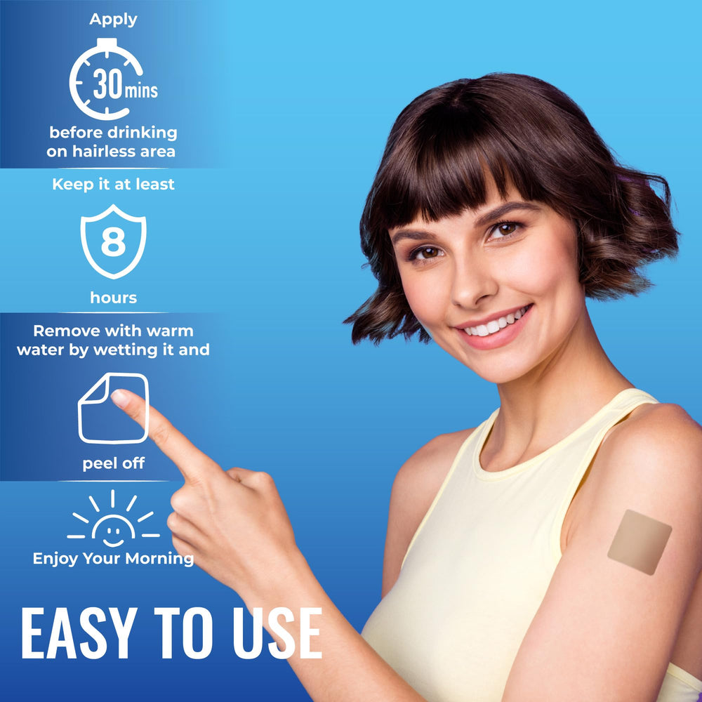 YETAIM recovery patch on wrist aids alertness during events.