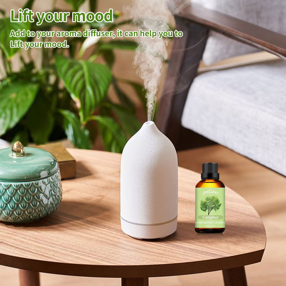 Yethious camphor essential oil for soap making, fragrant handmade soaps.