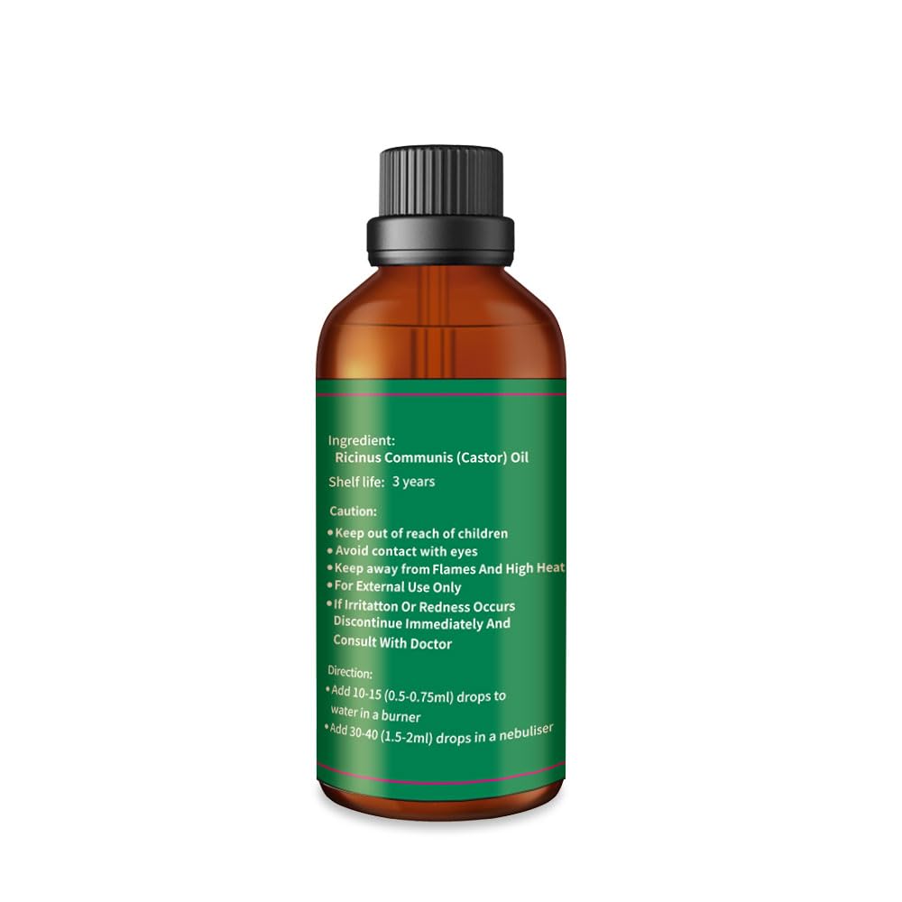 yethious Castor Oil starter kit image conveys easy at-home care
