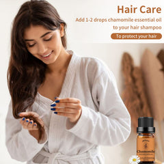 Dropper bottle of Yethious Chamomile oil enables precise dilution.