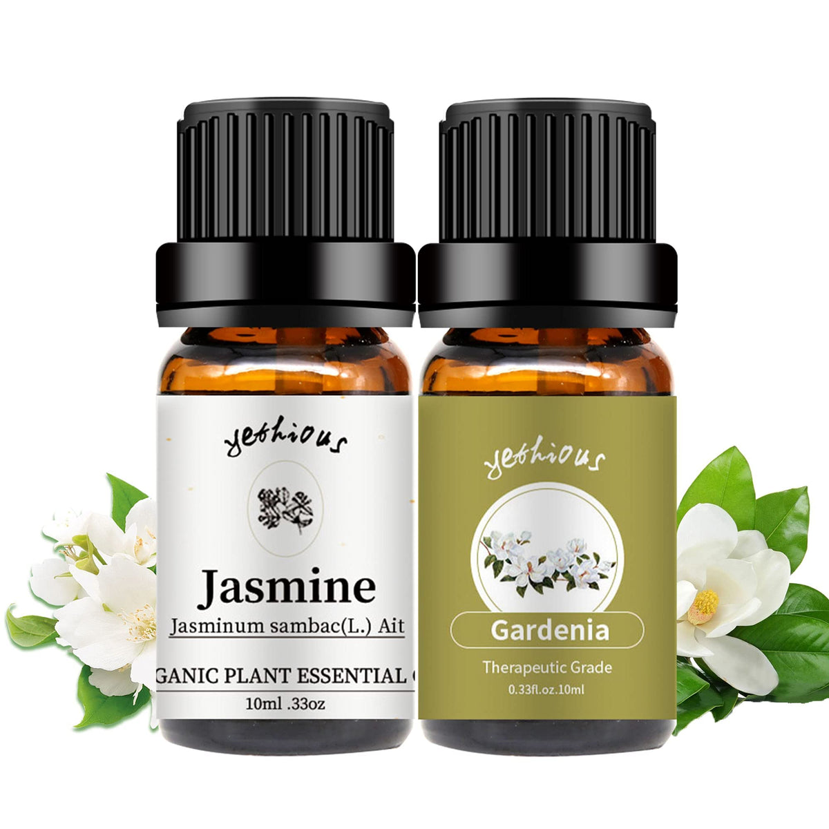 Yethious Jasmine oil bottle 10ml for aromatherapy diffusion and fragrance