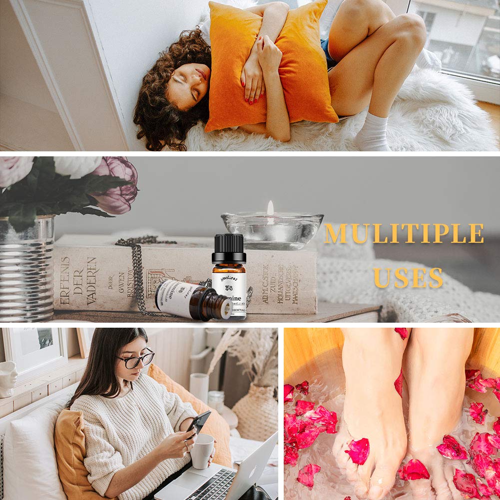 Yethious Jasmine Oil for Yoga Room enhances focus with a gentle scent.