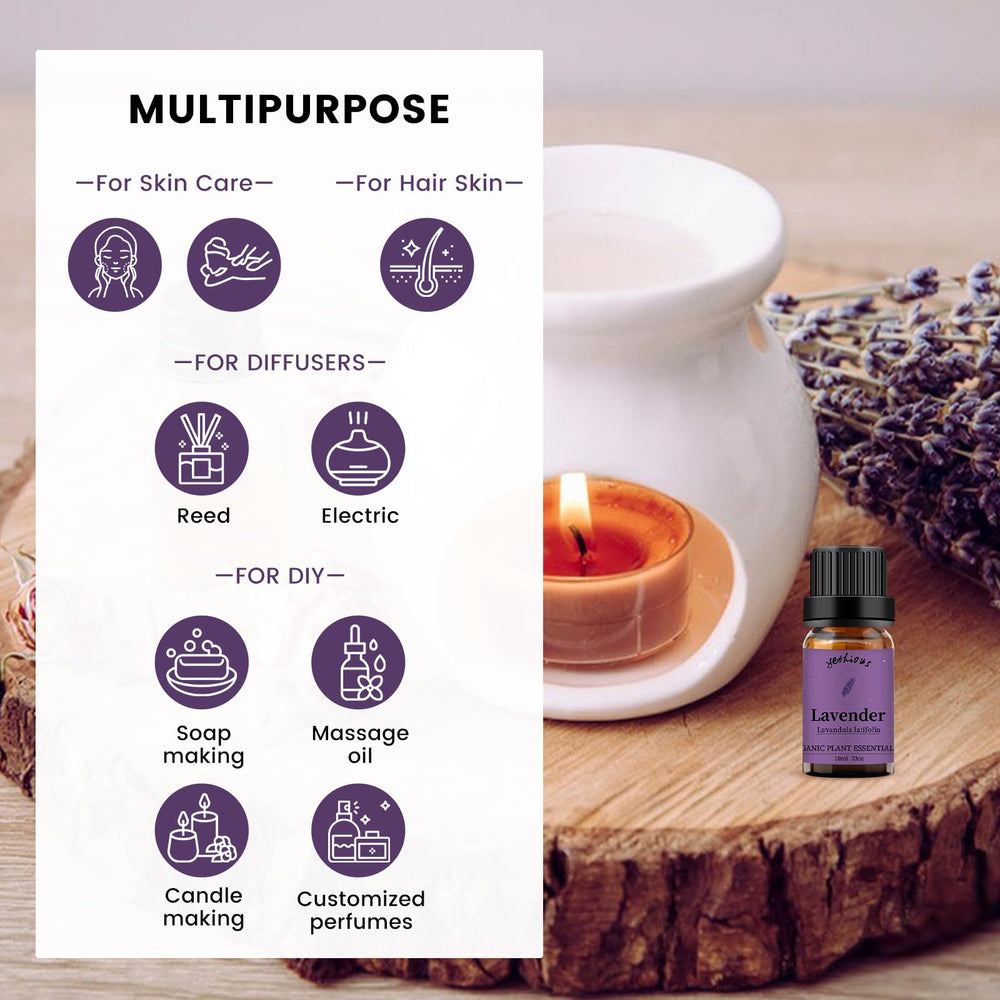 Yethious Lavender Oil for spa-like aromatherapy at home.