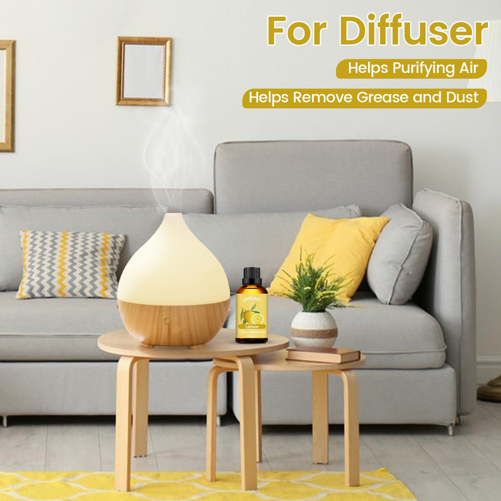 Yethious lemon essential oil for candle and soap making.