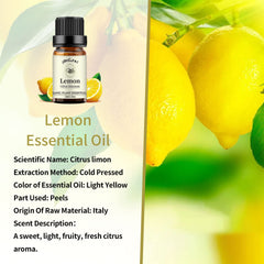 Yethious lemon essential oil diffuser aroma filling room with bright uplifting scent