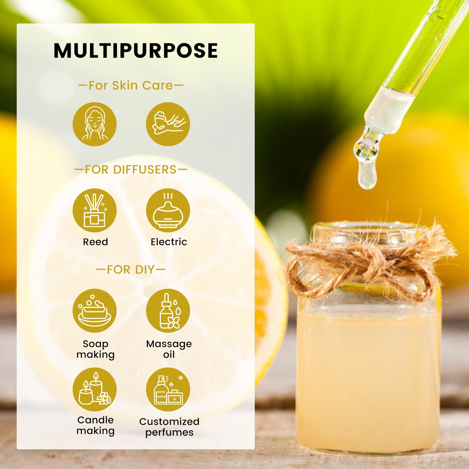 Yethious lemon oil cleaning spray for furniture and surfaces.