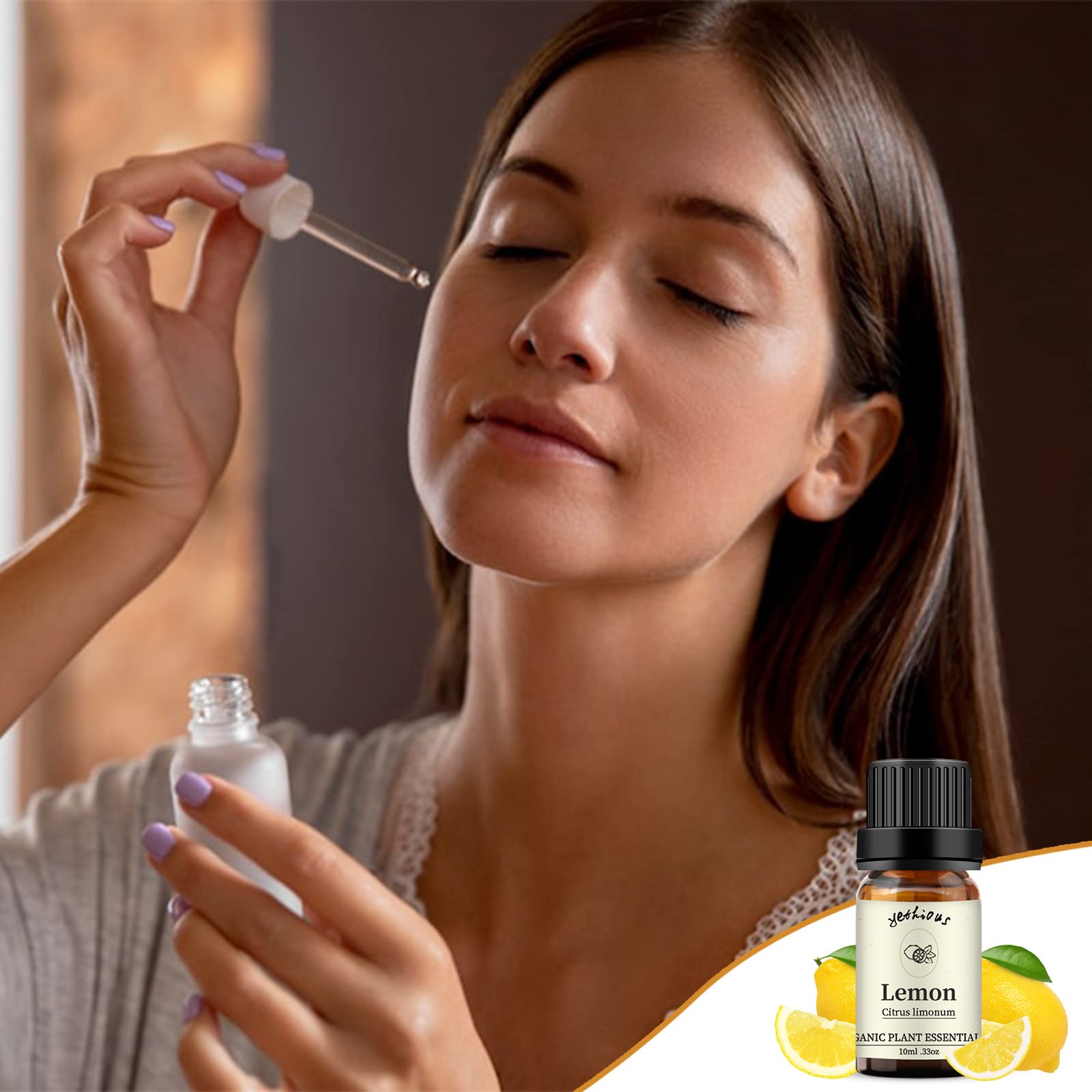 Yethious lemon essential oil gift packaging highlights premium presentation