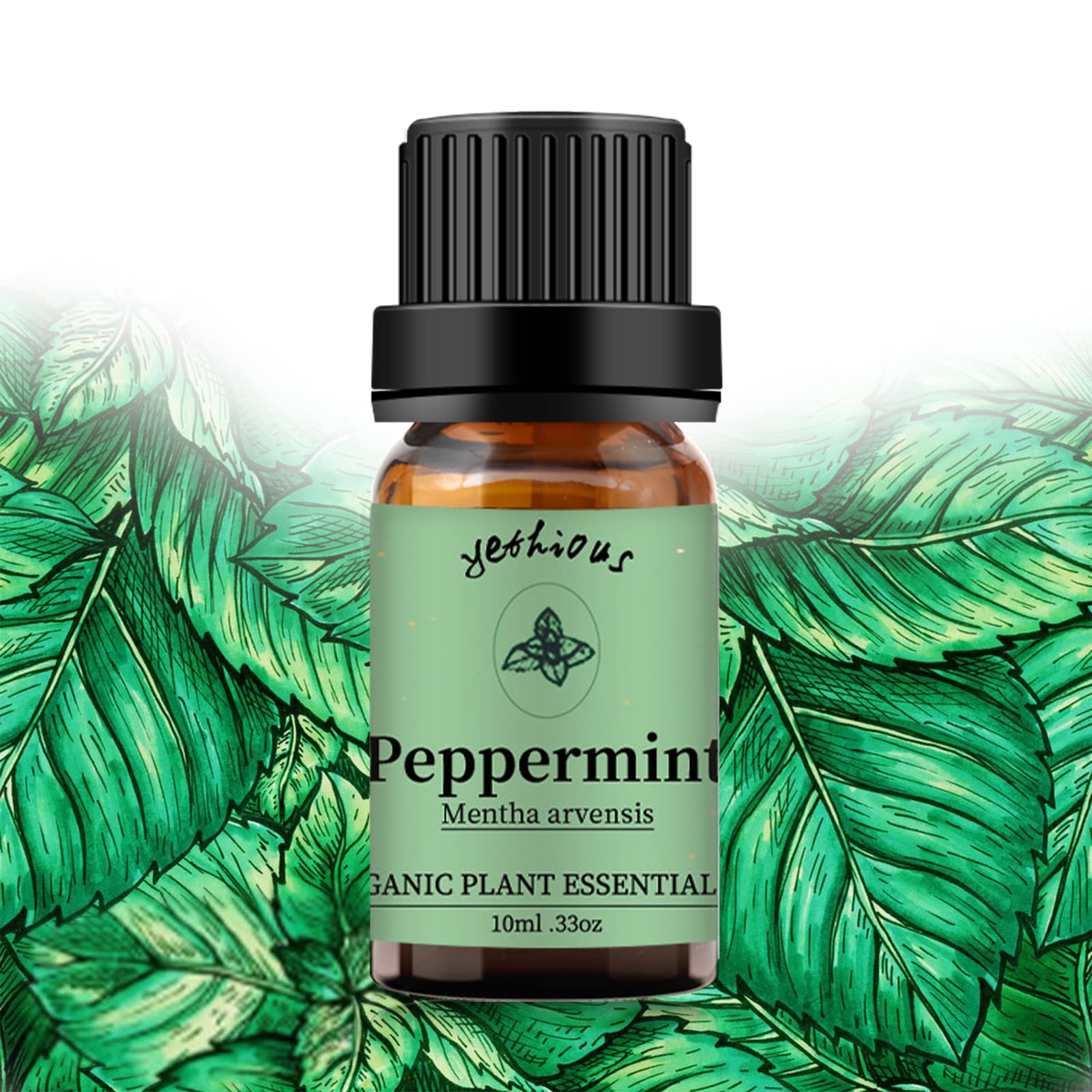 Yethious peppermint oil 10ml bottle for diffusion and aroma