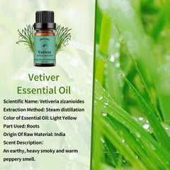 Yethious Vetiver oil gift-packaging suggests premium packaging for gifting