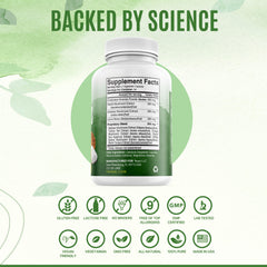 YEVANI label design on bottle emphasizing natural ingredients and brain health benefits.