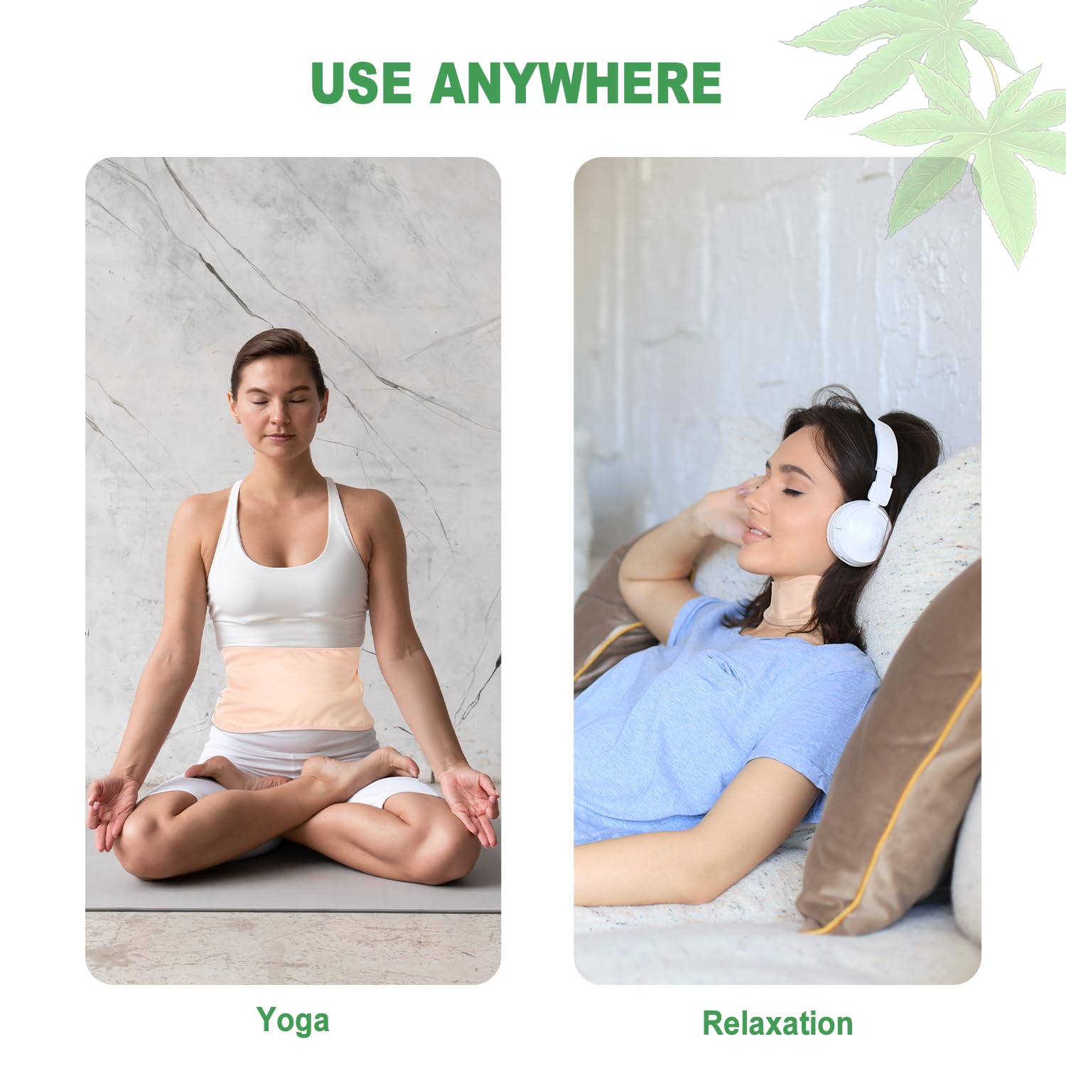 YEXIAOBOY applying oil to stomach area for targeted coverage.