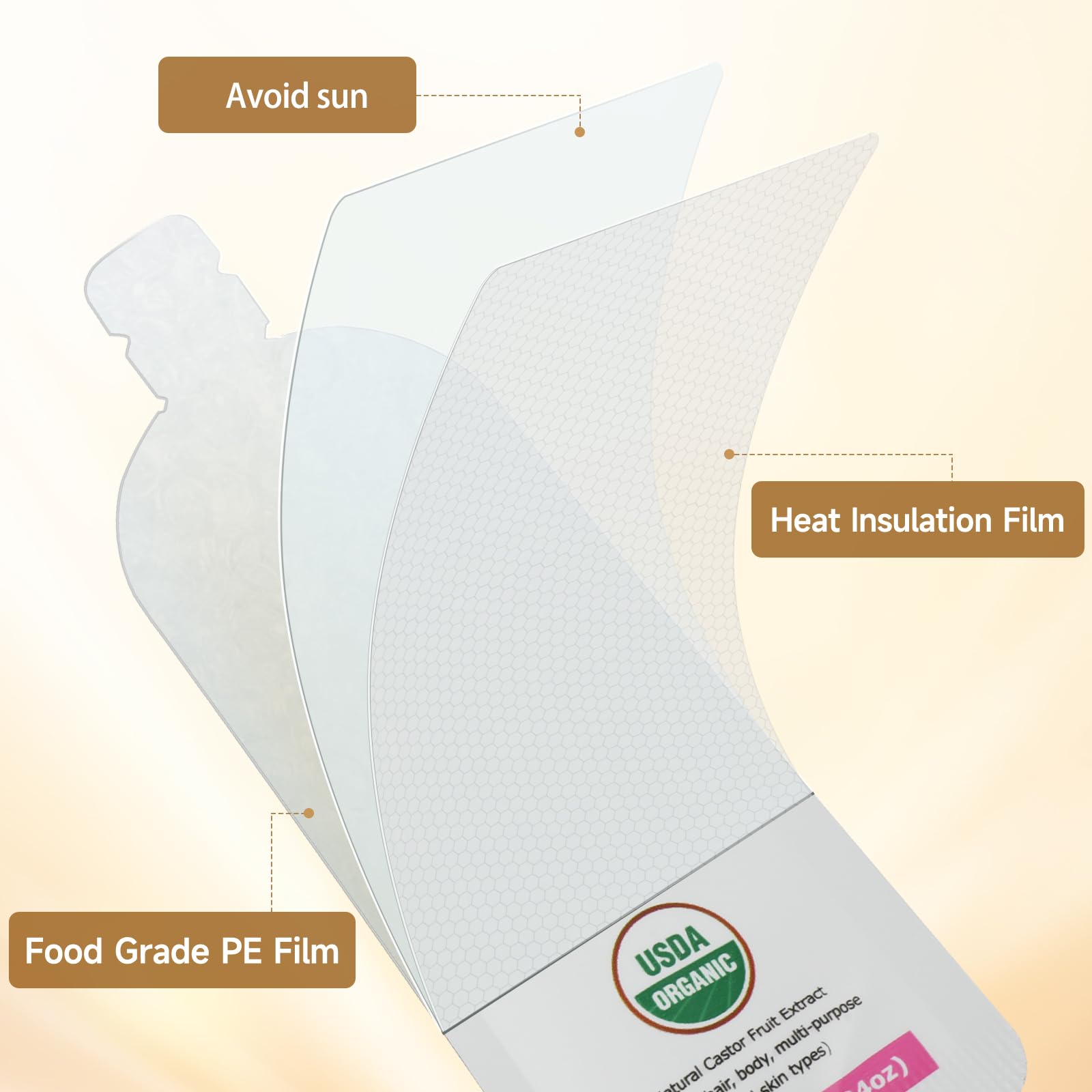 YEXIAOBOY organic cotton wrap providing soft, breathable coverage.