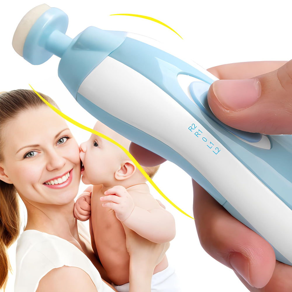 YGLOWORM whisper-quiet nail trimmer operates without disturbing sleep
