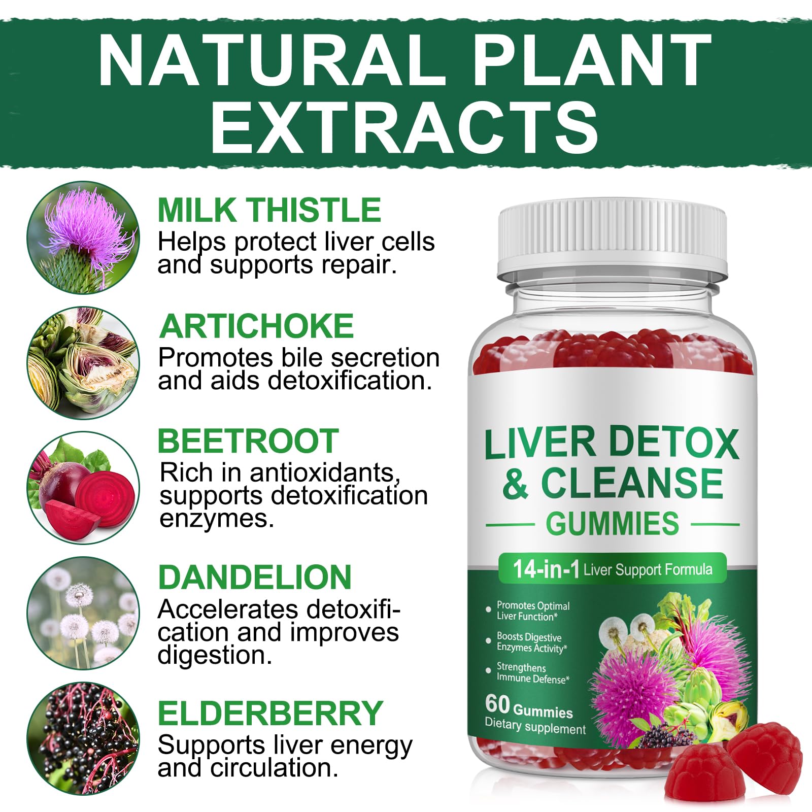 YHFGTTIO gummy glutathione detail image highlights antioxidant support for daily vitality