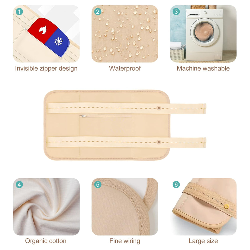 YHOVID organic cotton pad provides soft skin contact and absorbency