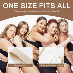 YHOVID castor oil pack wrap worn on the stomach area for comfortable coverage
