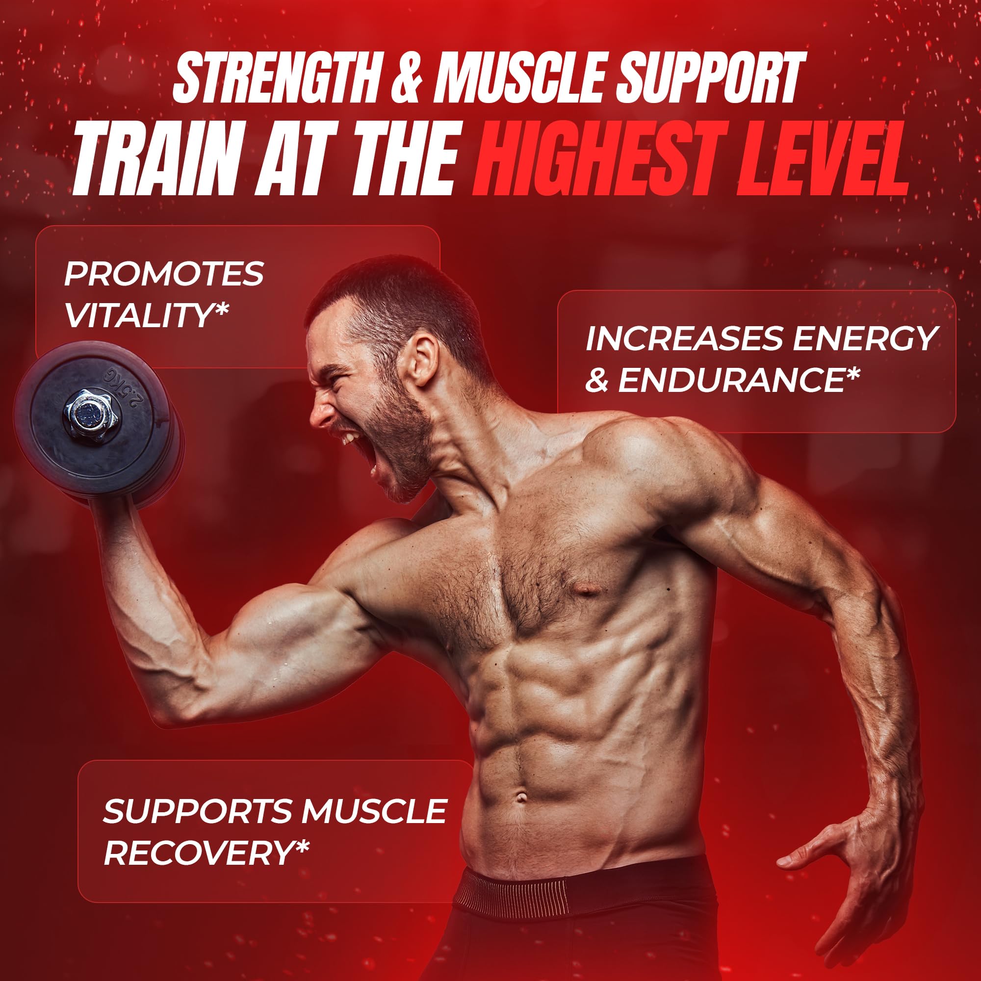 Yi Nutrition Creatine HCL Gummy flavor label reveals natural strawberry taste.