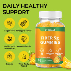 Yidout no sugar added vegan gummies packaging