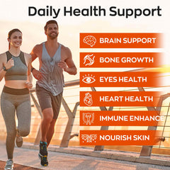 Yidout Omega-3 gummies serving, convenient chewable option over capsules
