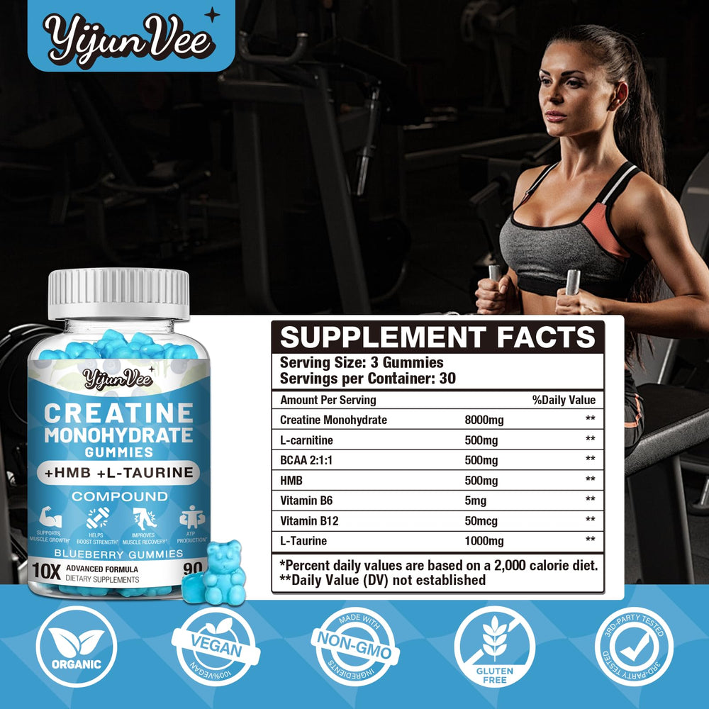 YijunVee packaging showing vitamin B6 and creatine blend