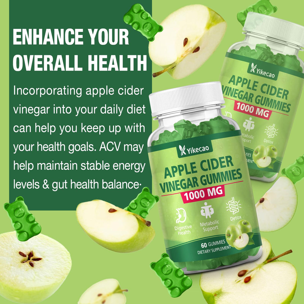 Apple-flavored, sugar-free gummies offer a pleasant alternative to liquids.