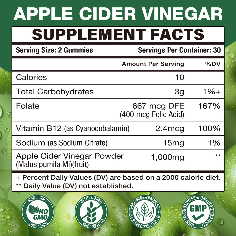 The bottle back label explains ingredients and recommended use for transparency.