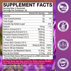 Yikecao saffron gummies closeup strawberry delicious flavor boosts routine use