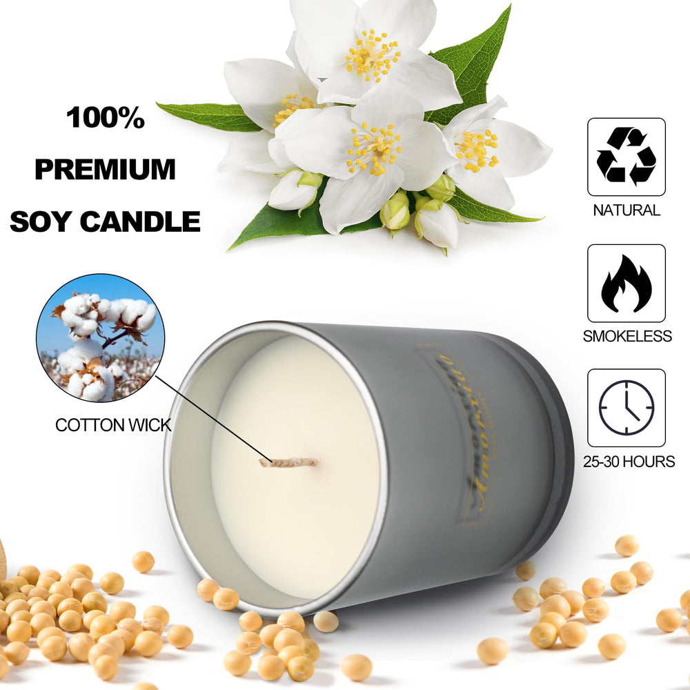 Yinuo Warm Amber candle delivers comforting glow and sophisticated mood.