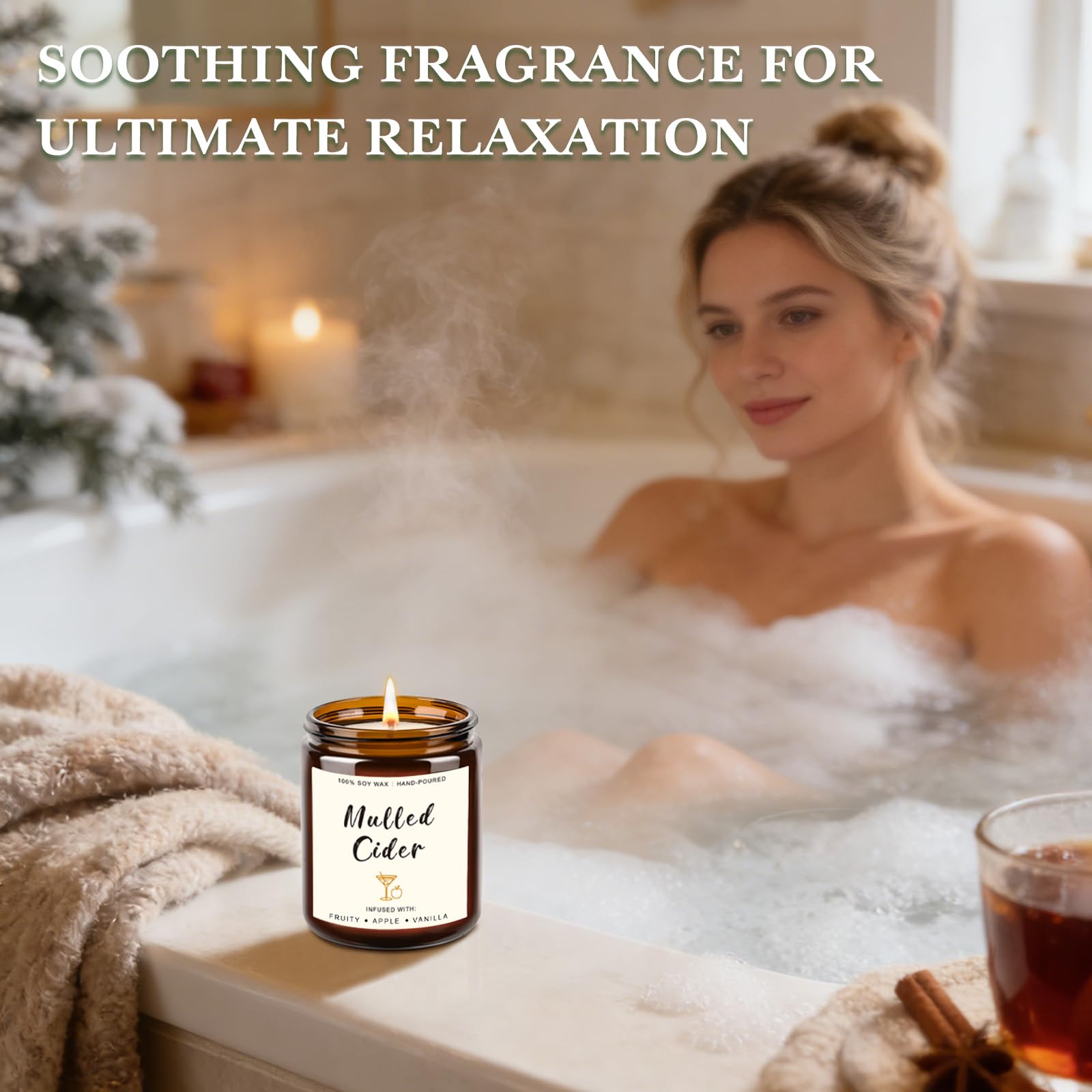 Yinuo Candle Wax Closeup reveals clean soy wax texture and smooth burn.
