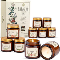 YINUO LIGHT gift box with amber jars ready for gifting and warmth.