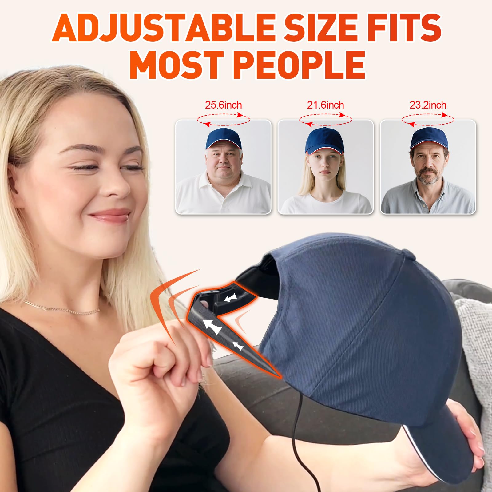 YIPFREE Red Light Cap compact lightweight design for easy daily use
