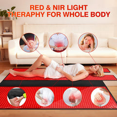 YIPFREE wide shot shows the full-body blanket ready for use