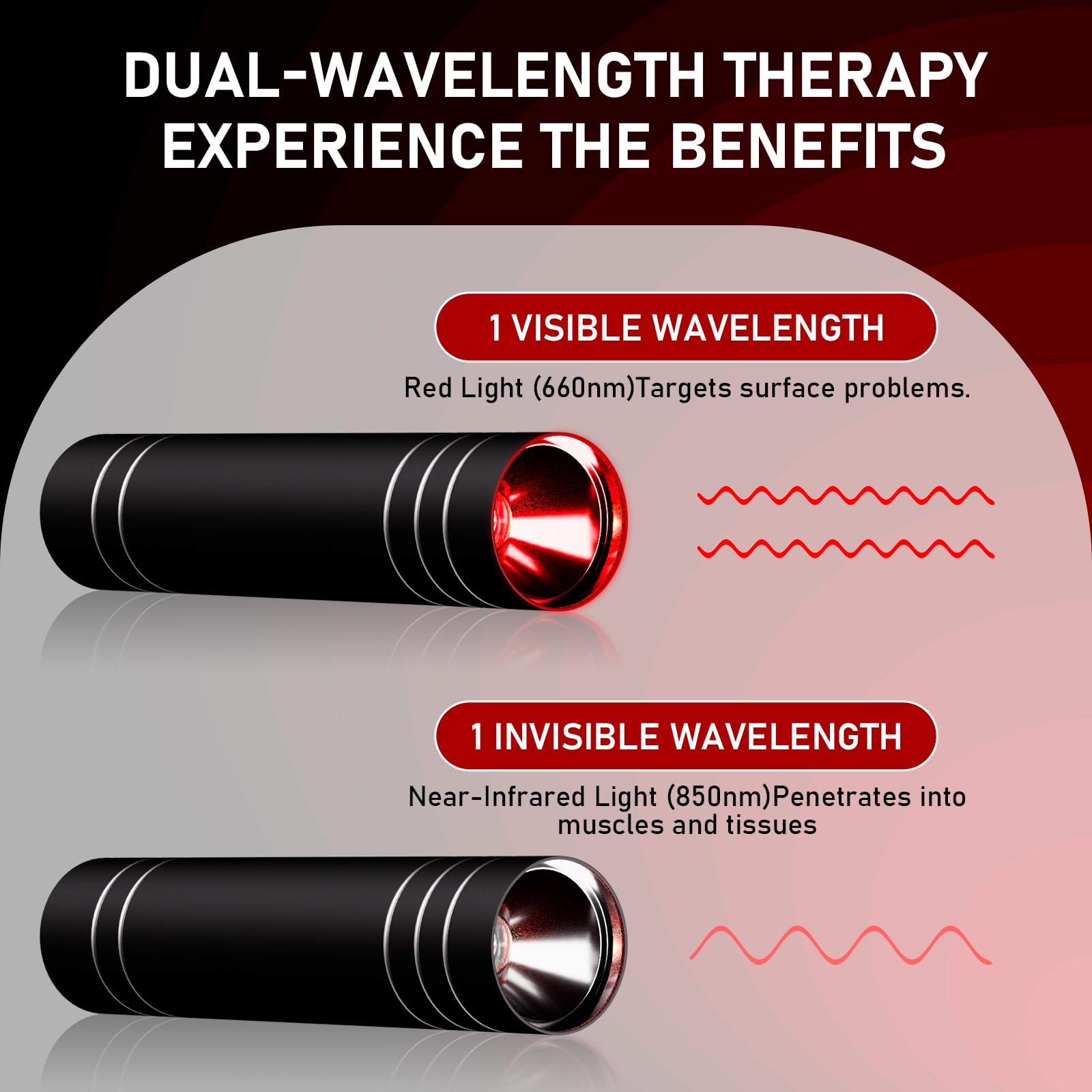 YKeluxon handheld wand is ideal for body and knee relief at home.