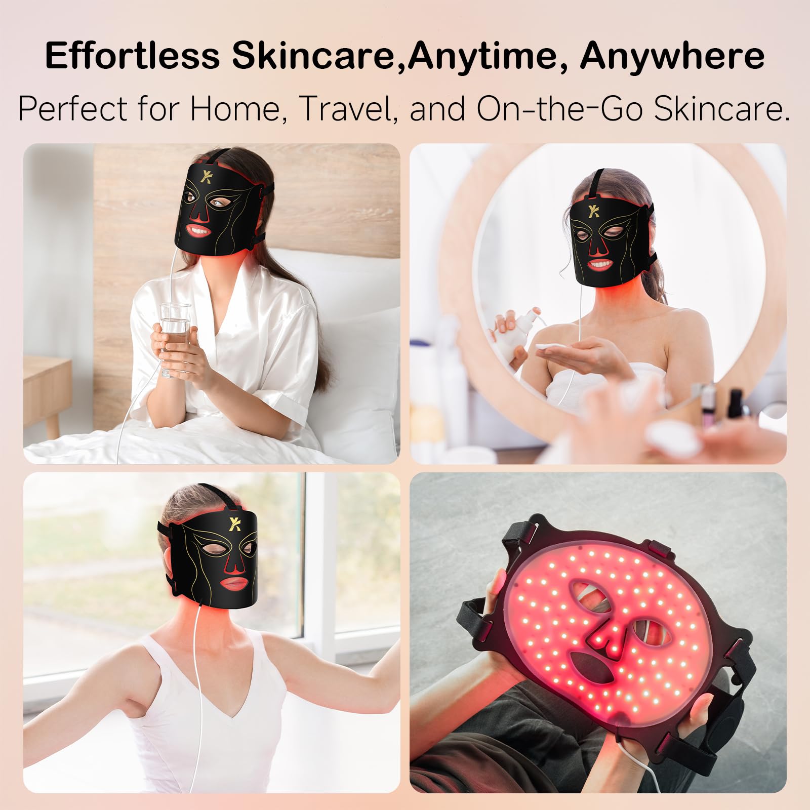 YKeluxon soft silicone mask contours for comfortable daily use