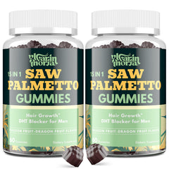 YLVARIN THORIA Saw Palmetto Gummies bottle for daily support and vitality.