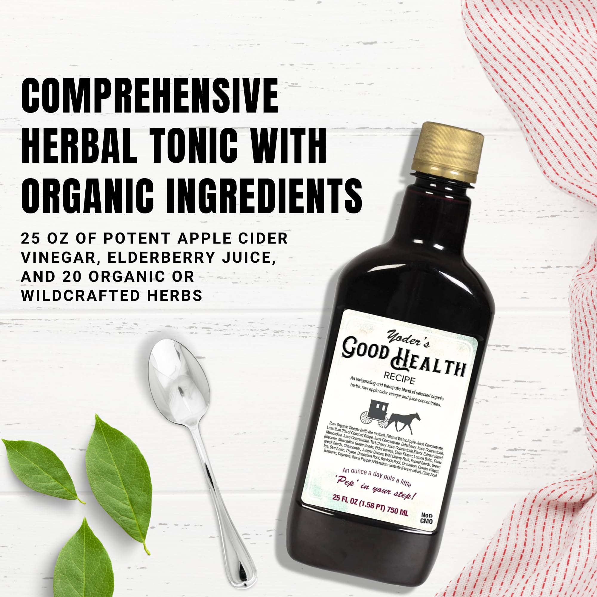 Yoder Naturals elderberry juice blend close up highlighting antioxidant rich fruit concentrates