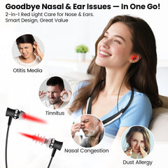 YOEYOU 2-in-1 red light therapy ear attachment for comfortable ear use