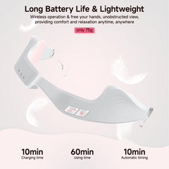 YOEYOU rechargeable eye massager for daily use without disposable batteries