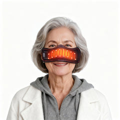YOEYOU red light nasal mask with 16 LED beads for sinus relief and daily wellness.