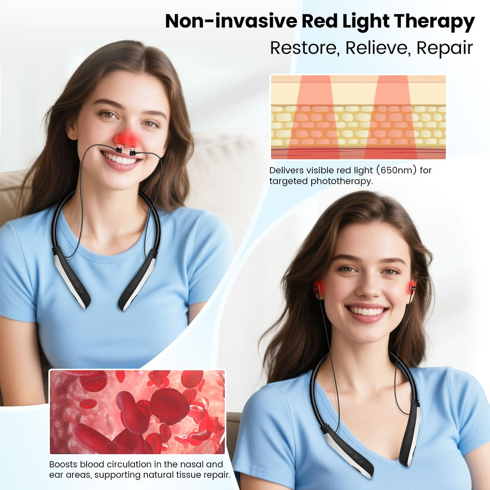 YOEYOU neck-hanging design enables hands-free therapy sessions anywhere