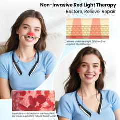 YOEYOU neck-hanging design enables hands-free therapy sessions anywhere